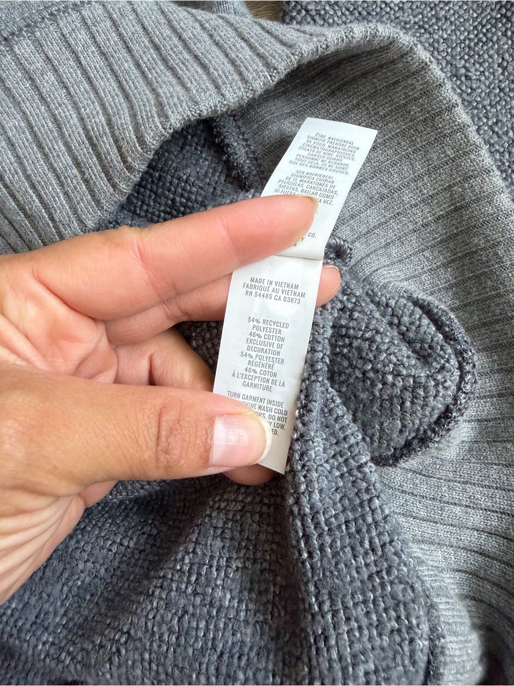 Aerie Tres Chic Chenille Hoodie Soft Comfy Gray Oversized SZ M NWT - Picture 5 of 9